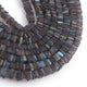 1 Long Strand Labradorite Heishi Smooth Briolettes -Square Shape Briolettes 5mm- 7mm -16 Inches BR03484 - Tucson Beads