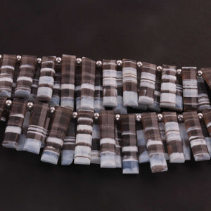 1  Strand  Boulder Opal  Faceted Briolettes   -Rectangle Bar Briolettes Beads -17mmx8mm-36mmx8mm - 8.5 Inches - BR02536 - Tucson Beads