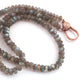Labradorite Beaded Necklace - Necklace With Lobster - Long Knotted Beads Necklace -Single Wrap Necklace - Gemstone Necklace BN041 - Tucson Beads