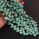 1 Strand Natural Sleeping Beauty Turquoise Faceted Pear Drop Briolettes -Arizona Turquoise Pear -12mmx10mm-9mmx7mm- 8.5 Inches BR03031 - Tucson Beads