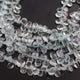 1 Strand Aquamarine Faceted Briolettes - Pear Shape Briolettes  6mmx4mm-7mmx5mm - 8 Inches BR03227 - Tucson Beads