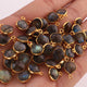 10 Pcs Labradorite 24k Gold Plated Faceted Heart Shape Gemstone Bezel Single Bail Pendant - 13mmx10mm  PC528 - Tucson Beads