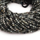 5 Long Strands Snowflack Faceted Rondelles Ball Beads -Snowflack Beads 3mm-13 Inches RB115 - Tucson Beads