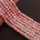 1 Strand Pink Opal Faceted Cube Shape Briolettes -Box Shape Gemstone Beads 7mmx6mm-9mmx7mm 12 Inches BR647 - Tucson Beads