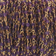 5 Feet Amethyst 3mm 24k Gold Plated Rosary Beaded Chain- Amethyst Beaded Chain- BD021 - Tucson Beads