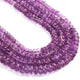 1 Strand Amethyst Faceted Rondelles -Semi Precious Gemstone Amethyst Roundelles Beads- 4mm-7mm 16 Inches BR03852 - Tucson Beads