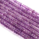 1 Strand Amethyst Faceted Rondelles -Semi Precious Gemstone Amethyst Roundelles Beads- 4mm-7mm 16 Inches BR03852 - Tucson Beads