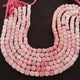1 Strand Pink Opal Faceted Cube Shape Briolettes -Box Shape Gemstone Beads 7mmx6mm-9mmx7mm 12 Inches BR647 - Tucson Beads