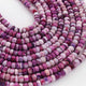 1  Strand  Purple Opal  Smooth Heishi Rondelles Beads - Wheel Shape Gemstone Spacer Beads - 6mm -  13.5 Inches BR03376 - Tucson Beads