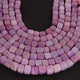 1 Strand Purple Opal Smooth Cube Briolettes - Box Shape Gemstone Beads 7mm-8mm- 8 Inches BR03379 - Tucson Beads