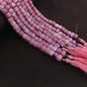 1 Strand Purple Opal Smooth Cube Briolettes - Box Shape Gemstone Beads 7mm-8mm- 8 Inches BR03379 - Tucson Beads