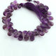 1 Strand Amethyst Faceted Briolettes - Pear Shape Briolettes - 10mmx8mm-20mmx11mm - 8.5 Inches BR02101 - Tucson Beads