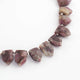 1 Strand Rhodonite Faceted Briolettes -Pentagon Shape Briolettes 12mmx9mm-15mmx9mm 9.5 Inches BR1173 - Tucson Beads
