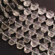 1 Strand Green Amethyst Faceted Fancy Shape Beads, Straight Drill Green Amethyst Fancy Beads,  Faceted  Briolettes 11mmx14mm - 9.5 Inches BR03462 - Tucson Beads