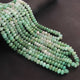 1 Strand Chrysoprase Faceted Roundells -Round Shape Roundells 5-7mm-16 Inches BR2721 - Tucson Beads