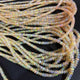 1 Long Strand Ethiopian Welo Opal Smooth Rondelles - Ethiopian Roundelles Beads 3mm-5mm 16 Inches BR03178 - Tucson Beads