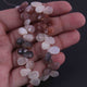 1 Strand Multi Moonstone Faceted Briolettes -Tear Shape  Briolettes - 9mmx6mm-12mmx8mm 8 Inches BR3709 - Tucson Beads