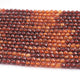 5 Strands Shaded Hessonite Gemstone Balls, Semiprecious beads 13 Inches Long- Faceted Gemstone  3mm Jewelry RB0290 - Tucson Beads