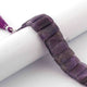 1 Strand Amethyst Fancy Chicklet shape Beads - Amethyst Faceted Rectangle Beads 21mmx9mm 8 Inches BR2228 - Tucson Beads