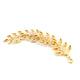 10 Pcs Beautiful Gold Leaf Charm Pendant- 24k Matte Gold Plated Leaf Pendant - 39mmx13mm GPC1383 - Tucson Beads
