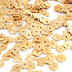 10 Pcs Beautiful Gold Flower Charms Round Shape - 24k Matte Gold Plated Charms -8mm GPC1396 - Tucson Beads