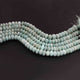1 Strand Amazonite Faceted Roundells - Round Shape Roundells 9mm-13mm 8 Inches BR02187 - Tucson Beads