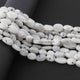 1 Strand  White Rainbow moonstone Smooth Oval Shape Briolettes - 9mmx7mm-18mmx10mm 14 Inches BR2891 - Tucson Beads