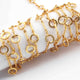 5 Feet Gold Plated Copper Chain - Cable Round  Link Chain - Copper Gold Curb Chain - Soldered Chain 8mm GPC1504 - Tucson Beads
