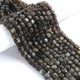 1 Strand Labradorite  Faceted Cube Briolettes - Box Shape Beads 8mm-9mm -10 Inches BR02599 - Tucson Beads