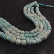 1 Strand Amazonite Faceted Briolettes -Box Shape Beads Briolettes 8mm - 8 Inches BR0475 - Tucson Beads