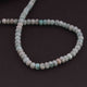 1 Long Strand Amazonite Faceted Rondelles  -Round Shape  Rondelles - 8mm - 14.5  Inches BR4231 - Tucson Beads
