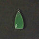 8 Pcs Green Chalcedony Faceted Dagger Shape 925 Sterling Silver Pendant 31mmx13mm  SS891 - Tucson Beads