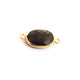 25 Pcs Labradorite 24k Gold Plated Faceted Assorted Shape Pendant-Labradorite Pendant 20mmx14mm-25mmx17mm PC366 - Tucson Beads
