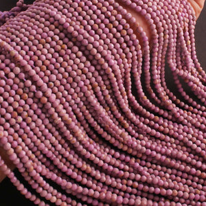5 Strands Phosphosiderite Gemstone Balls, Semiprecious beads  Faceted Gemstone Jewelry -3mm-13 Inches  RB0342 - Tucson Beads
