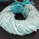 1 Strand Aquamarine Faceted Oval Shape Briolettes - Aquamarine - 5mmx5mm-10mmX5mm -12.5 Inch BR01969 - Tucson Beads