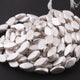 2 Strands Silver Plated Copper Marquise Shape Beads, Copper Beads, Jewelry Making 21mmx11mm, 8 Inches, GPC056 - Tucson Beads