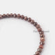 34.5 Ct 1 Long Strand Brown Red Diamond 1mm Large Big Hole Rondelles Genuine Diamond Beads 8 Inch Long BDU008 - Tucson Beads