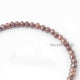 34.5 Ct 1 Long Strand Brown Red Diamond 1mm Large Big Hole Rondelles Genuine Diamond Beads 8 Inch Long BDU008 - Tucson Beads