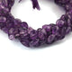 1 Strand Amthyst Faceted Briolettes -Oval Shape Briolettes - 10 Inches 7mmx6mm-12mmx9mm BR02056 - Tucson Beads