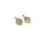 1 Pc Natural Green Slice Raw Diamond 925 Sterling Vermeil Pendant- Diamond Slice Connectors, Uncut Diamond,  -10mm BDU098 - Tucson Beads