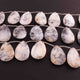 1 Strand Dendrite opal  Faceted Pear Briolettes  -Pear Shape Briolettes  - 20mmx30mm- 9 Inches BR1784 - Tucson Beads