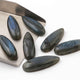 7 Pcs Labradorite Smooth Cabochon Spectrolite - Pear Shape Multi Fire Loose Gemstone -30mmx10mm LGS152 - Tucson Beads
