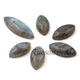 6 Pcs Amazing Labradorite Smooth Cabochon Spectrolite - Marquise Shape Multi Fire Loose Gemstone -29mmx10mm-20mmx10mm LGS171 - Tucson Beads