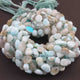 1 Strand Peru Opal Smooth  Briolettes - Fancy Briolettes -11mmx10mm-23mmx11mm 12 Inches BR3950 - Tucson Beads