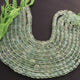 1 Strand Prehnite Faceted Briolettes - Cube Shape Briolettes - 6mm-7mm- 8 Inches BR02585 - Tucson Beads
