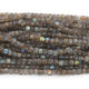 1 Strand Labradorite Faceted Cube Briolettes- Labradorite Box Shape  5mm-7mm 10 Inches BR2405 - Tucson Beads