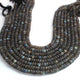 1 Long Strand Labradorite Faceted Roundells - Round Shape Roundells- 6mm-9 mm-16.5 Inches BR02338 - Tucson Beads