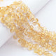 1  Strand  Citrine Faceted Briolettes - Pear Shape Briolettes - 8mm-9mm-- 8-Inches BR02040 - Tucson Beads