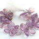 1 Strand Ametrine Faceted Briolettes -Pear Shape Briolettes 25mmx17mm-14mmx12mm 8 Inches BR01712 - Tucson Beads