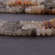 1 Strand Multi Moonstone Faceted Rondelles - Roundel Beads 9mm-10mm 7 Inches BR3859 - Tucson Beads